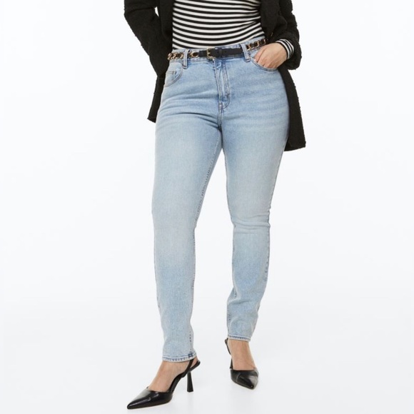 H&M Denim - H&M Skinny High Jeans Light Denim Blue Size 2 (26)